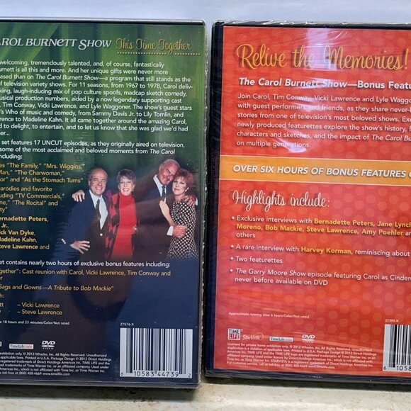 The Carol Burnett Show DVD Lot of 6 This Time Together Christmas Carol Favorites - Picture 6 of 8